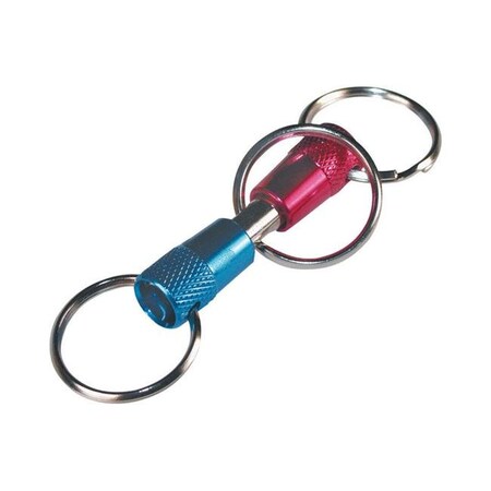 Hillman Key Chain, Valet Ring Type, Blue/Pink 5936729